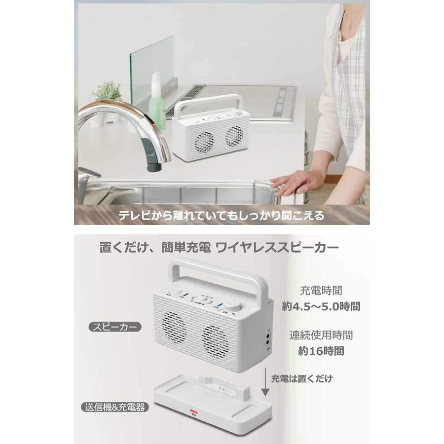 ポータブルスピーカー テレビ用 ワイヤレス スピーカー みみちか