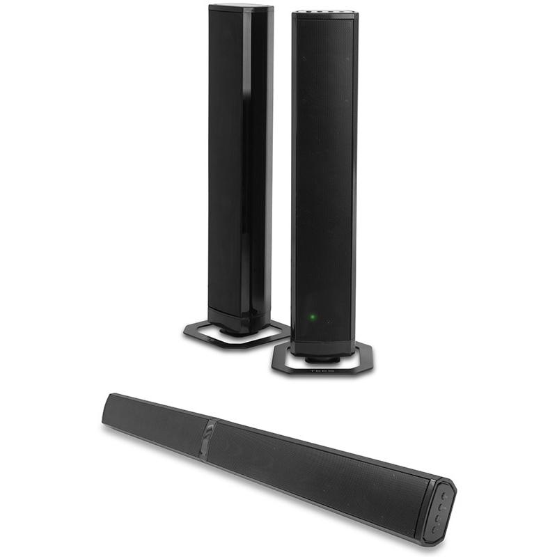 Bluetooth対応 2wayバー スピーカー ARC対応 HDMI入力端子搭載 スリム