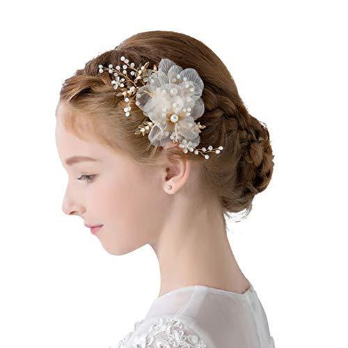 髪飾り ヘッドドレス 花かんむり キッズ フラワーティアラ 激安商品 ヘアアクセサリー ヘアコーム パールティアラ ヘアピン 結婚式 パーティー 卒業式 入学式