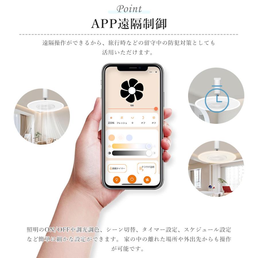 シーリングファンライト LED 導光板 ファン付き照明 LEDミニライト 調