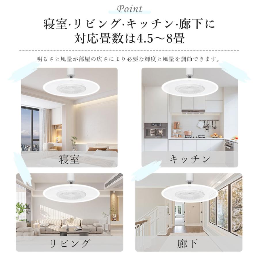 シーリングファンライト LED 導光板 ファン付き照明 LEDミニライト 調