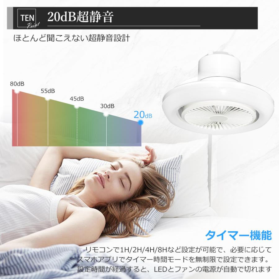 LEDシーリングファンライト 10畳 8畳 ファン付きシーリングライト 6畳