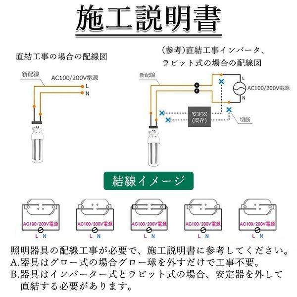 4個セット FDL9EX-L FDL9EX コンパクト形蛍光灯 GX10Q通用 消費電力4W LED電球 コンパクト蛍光灯 電源内蔵 FDL9形 800lm ledツイン蛍光灯 CE RoHs PSE認証｜shopping2｜10