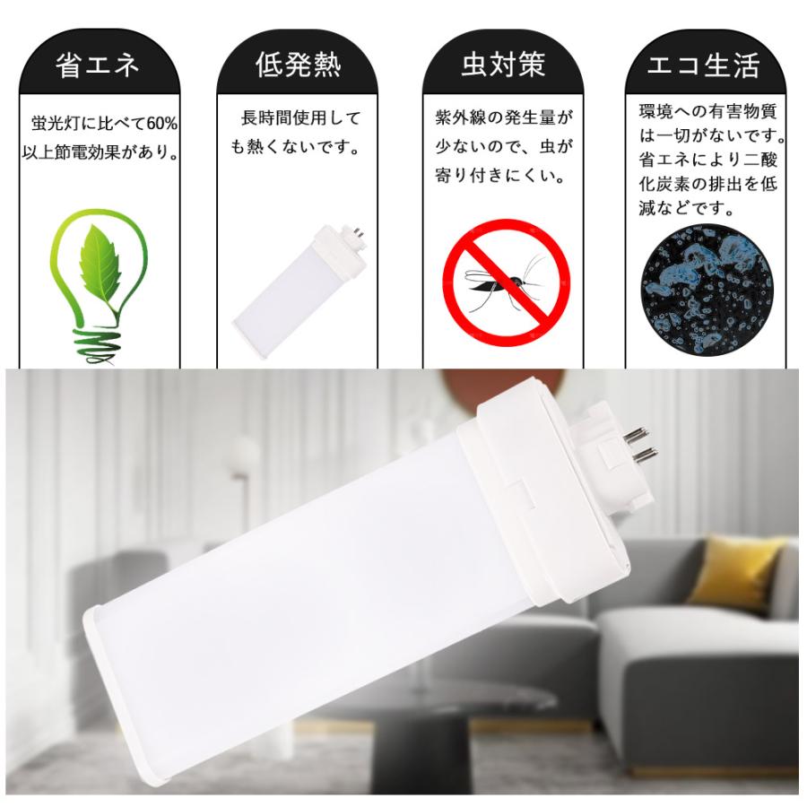 4個セット 蛍光灯 fml55形 GY10q 兼用口金 高輝度5600lm 消費電力28W fml55ex 電源内蔵型 グロー式工事不要 fml55交換LED蛍光灯 FMLコンパク 節電省エネの画像