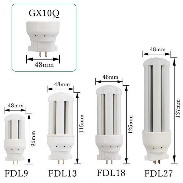 50個セット FDL18形 蛍光灯LED化 8W コンパクト蛍光灯 LED照明ランプ ツイン蛍光灯 LED電球 電球色 白色 昼白色 昼光色 LED蛍光灯 fdl18w 1280lm FDL18EX_2