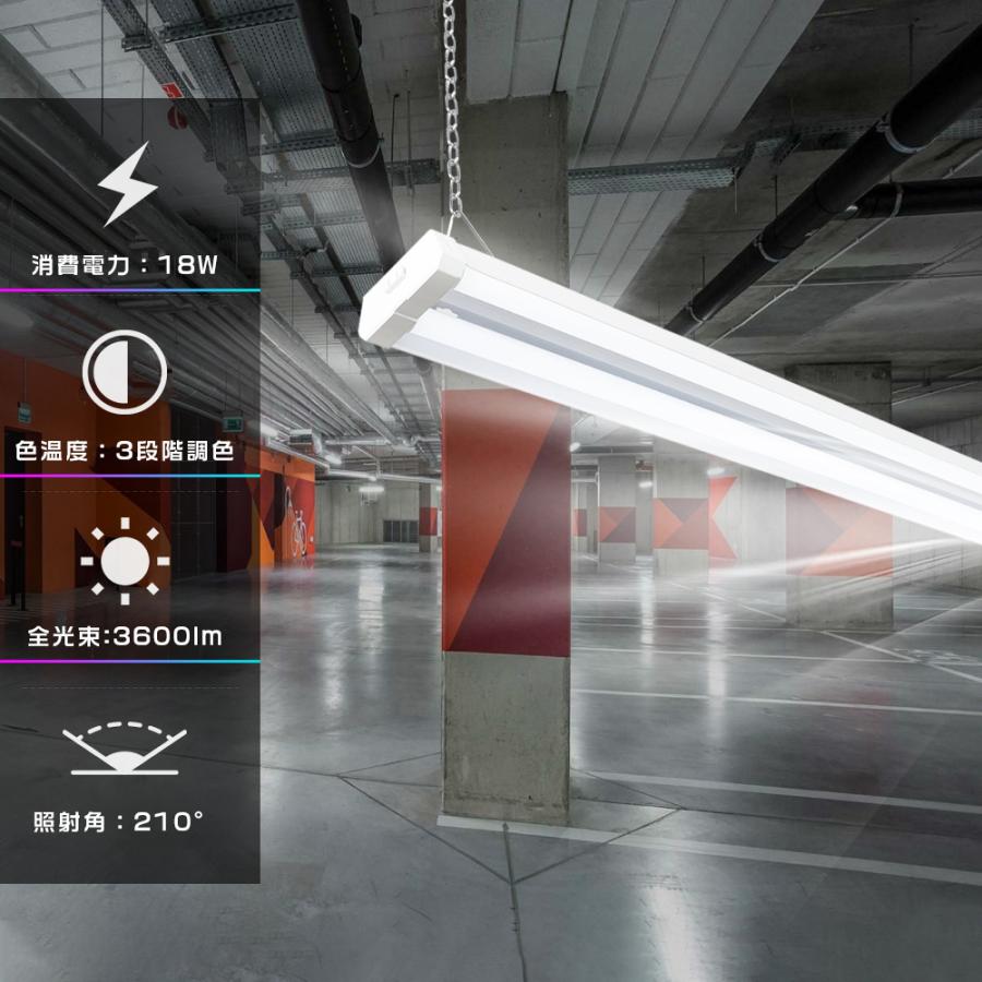 2年保証 LEDベースライト 吊り下げ LED蛍光灯器具一体型 20W形2灯相当