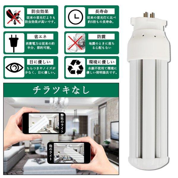 8個セット GX10Q通用 FDL9EX コンパクト形蛍光灯 消費電力4W LED電球 FDL9EX-Ｗ コンパクト蛍光灯 電源内蔵 FDL9形 800lm ledツイン蛍光灯 CE RoHs PSE認証の画像
