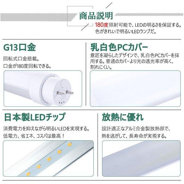led 蛍光灯 直管 40W形LED蛍光灯 消費電力20W 3200lm 1198mm 長寿命