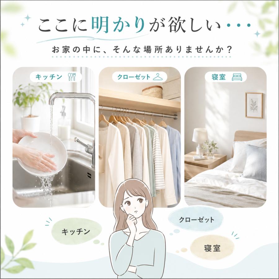 キッチンライト LED流し元灯 手元灯 台所用 天井照明器具 引き紐スイッチ付き 蛍光灯15W/20W/30W相当 LED多目的灯 LEDバーライト ベースライト 配線工事必要 |  | 02