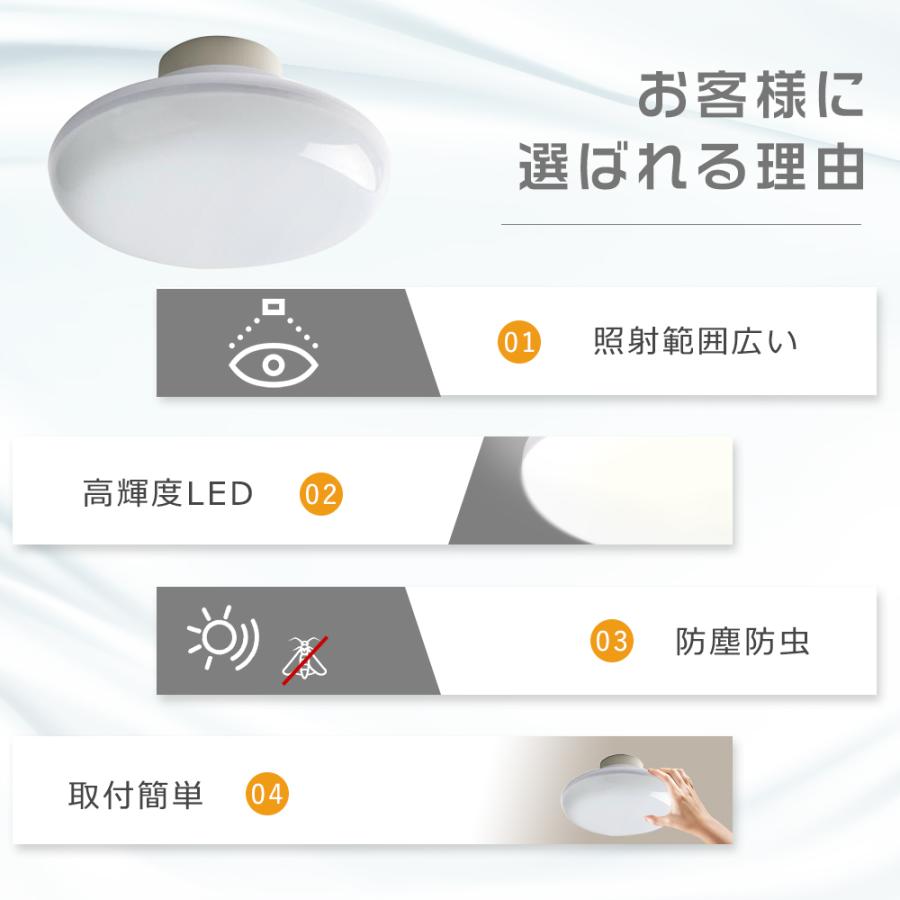 【2年保証】LEDシーリングライト 10W ミニシーリング 2000LM 小型シーリングライト 4.5畳 LED 6畳用 天井照明 薄型 ...
