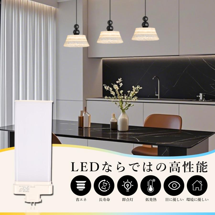 8本セット LEDコンパクト蛍光灯 FML55形対応 FML55EXL FML55EX-L LEDツイン蛍光灯 LEDコンパクト蛍光灯 ツイン2パラレル蛍光灯 GY10q 28W 5600lm  配線工事必須の画像