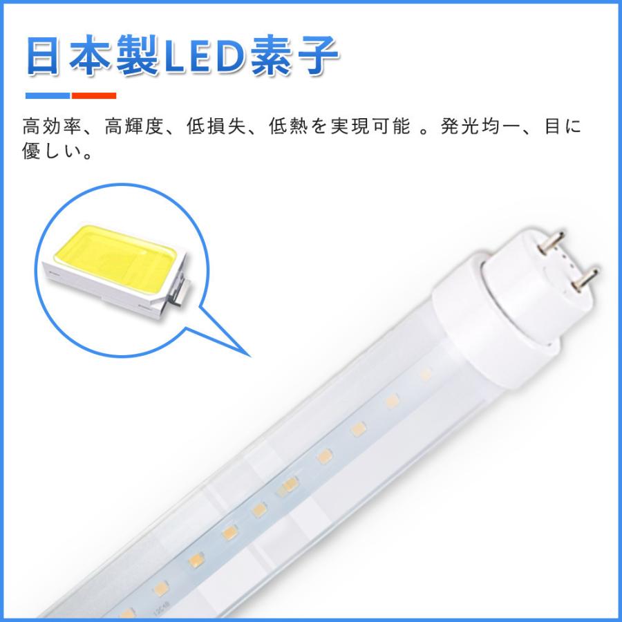 LED蛍光灯 40w形 直管 120cm 5本セット 広角180度 40W型  FL40 直管LEDランプ 全工事不要 両側給電 高輝度 省エネ LED直管蛍光灯 led照明 g13 色選択｜shopping2｜04