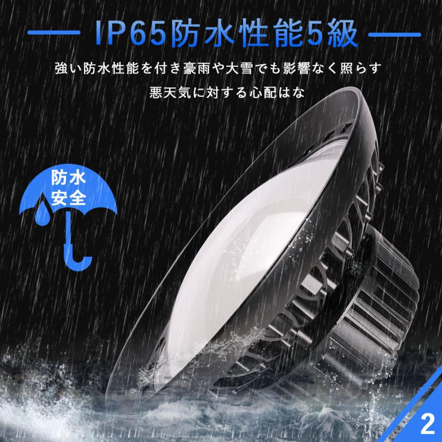 高天井用 照明 LEDハイベイライト 200W  工場用LED LED高天井灯 高天井用LED照明  LED作業灯 ハイベイランプ LED高天井照明器具  現場工場 工場灯｜shopping2｜03