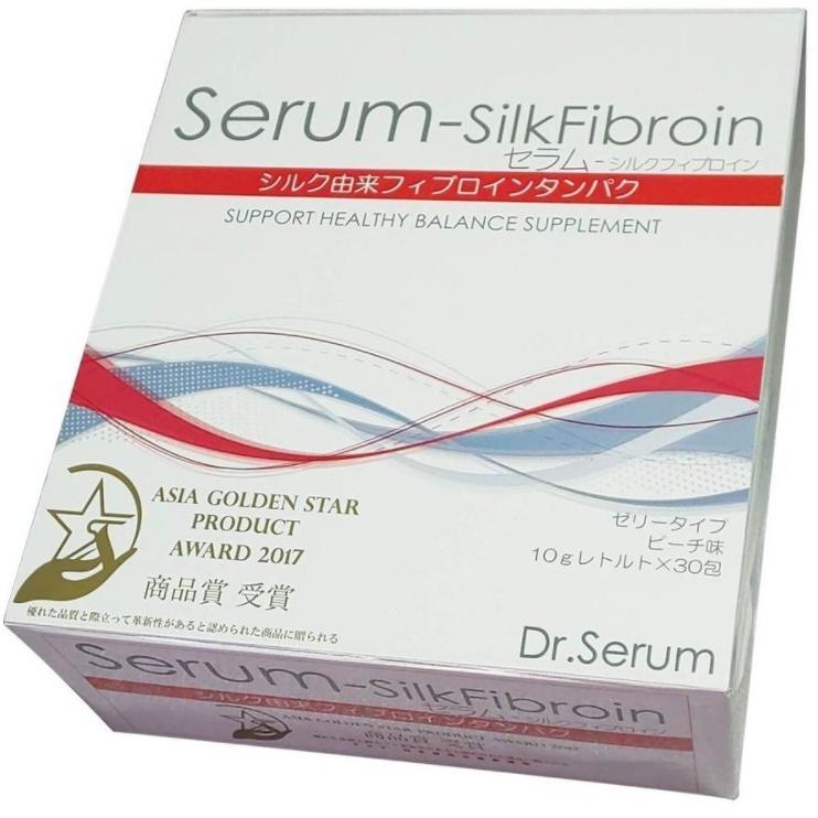 Serum セラム 10g×30包入り サプリメント 食べるシルク ゼリータイプ １０ｇ×30包 ドクターセラム 日本初の 新作通販 シルクフィブロイン