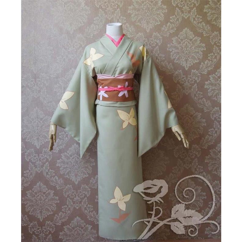 cosplay 銀魂 冲田総司 コスプレ 衣装 冲田みつば ぎんたま銀魂 劇場版 完結篇 万事屋よ永遠なれ 学園女子制服 ふりそで 和服 ba001f1f1x0