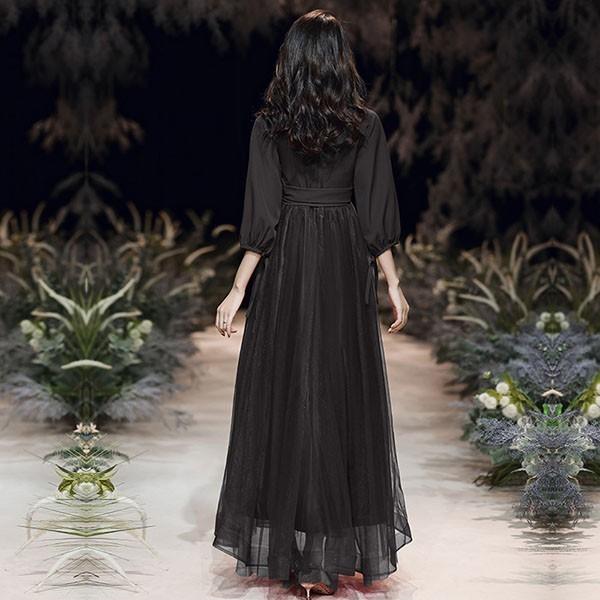 ナイトドレス Mサイズ ブラック 708211914-2n.jpg