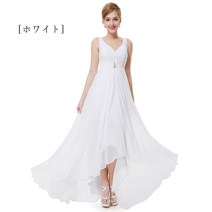 パーティードレス ロングドレス 11colors フィッシュテール Vネック ノースリープ 肩見せ 妊婦さんもOK ドレス 二次会 演奏会 発表会 お呼ばれ