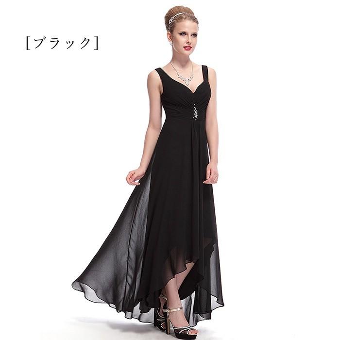 パーティードレス ロングドレス 11colors フィッシュテール Vネック ノースリープ 肩見せ 妊婦さんもOK ドレス 二次会 演奏会 発表会 お呼ばれ