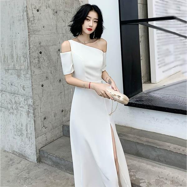 ドレス 大人 ピアノ 発表会 ロング丈 ロングドレス 演奏会 ピアノ発表会 パーティードレス 結婚式 ワンピース 二次会 肩出し