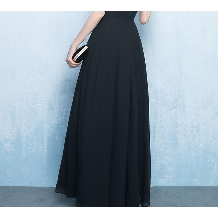 インポートドレス　ワンピース　演奏会　コンサート　パーティー ロングドレス 演奏会 黒 フォーマル ワンピース 結婚式 演奏会用