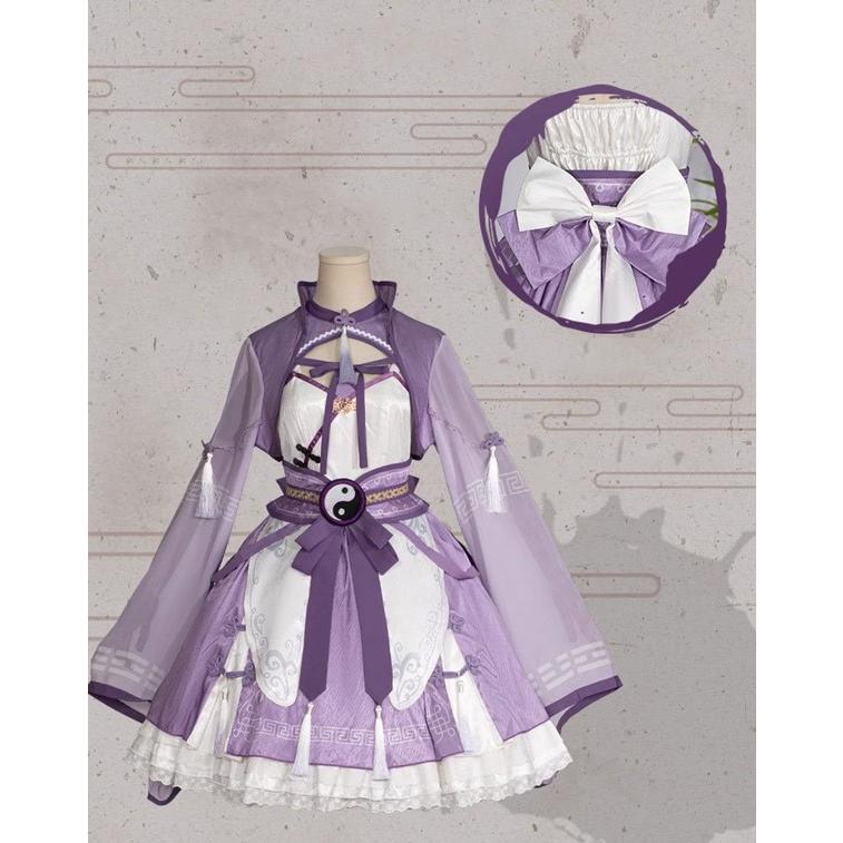 ワンピース ロリータ キョンシー ハロウィン 膝丈 中華風 レディース