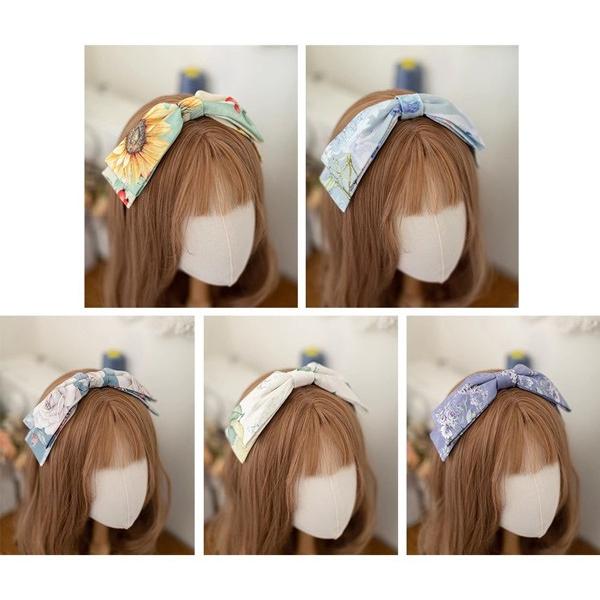 ロリータ ワンピース 花柄 レディース ゴスロリ ミモレ丈 クラロリ