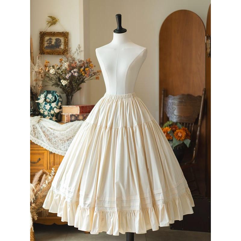 ロリータ ワンピース 2WAY オフショルダー チェック柄 春夏用 着丈調整