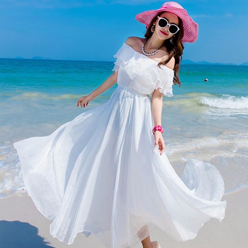 2way マキシワンピース 夏 リゾート シフォン サマードレス レディース マキシ丈ワンピース ロング ロング丈ワンピース レディース Dd004g4 ポルテショップ 通販 Yahoo ショッピング