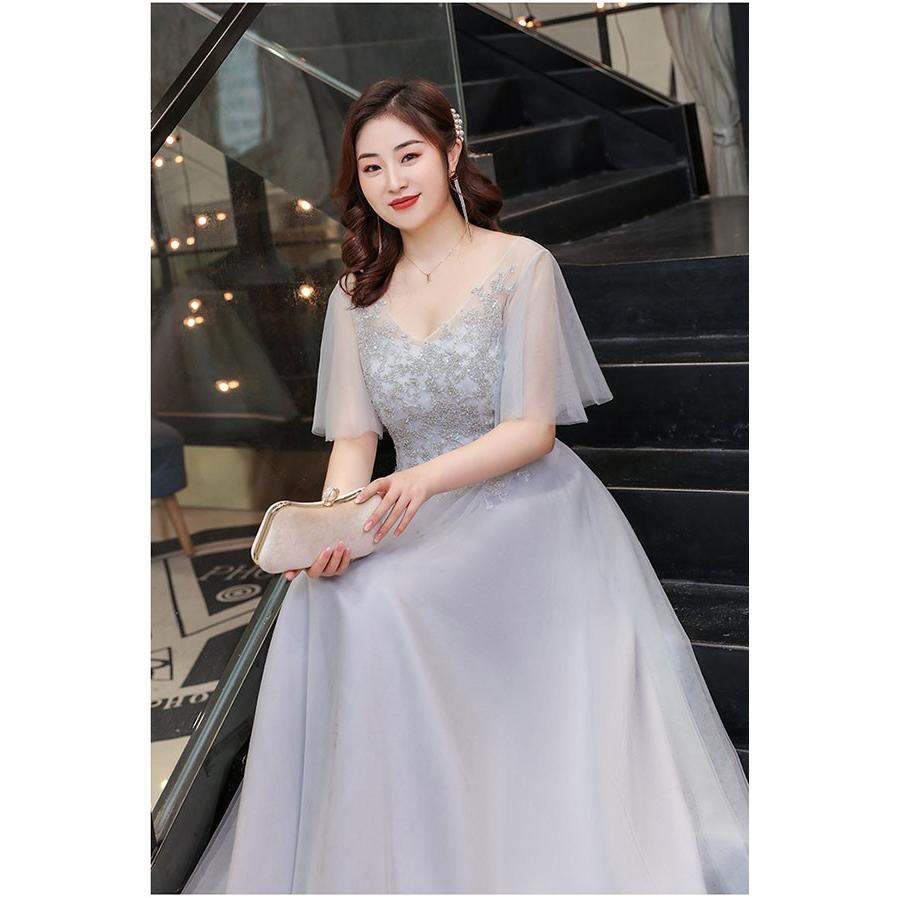 ドレス 大人 ピアノ 発表会 ロングドレス ぽっちゃり 大きいサイズ