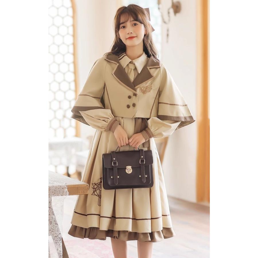 サブカル系 セットアップ スリーピース 魔法学園 制服 ロリータ コン