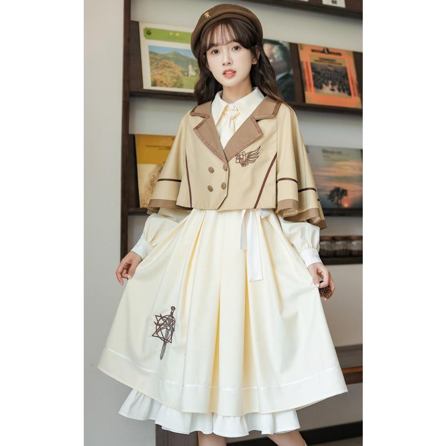 サブカル系 セットアップ スリーピース 魔法学園 制服 ロリータ コン