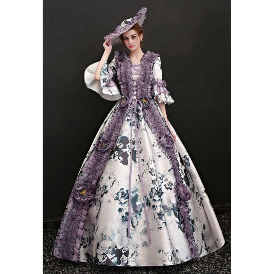 新入荷 貴族 衣装 サイズ指定可 王族服 カラードレス 新劇演出 現代劇演出 ヨーロッパ風 結婚式 演出服 パーティードレス パニエ追加可di693zezeh3_2