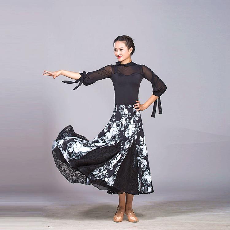 スカート（単品）豪華モダンなスカート インターナショナルダンス 社交ダンス ステージ衣装 舞台服 ワルツ 大きい裾 タンゴ服 練習着 ラテンドレス dm015g4ポルテショップ 通販