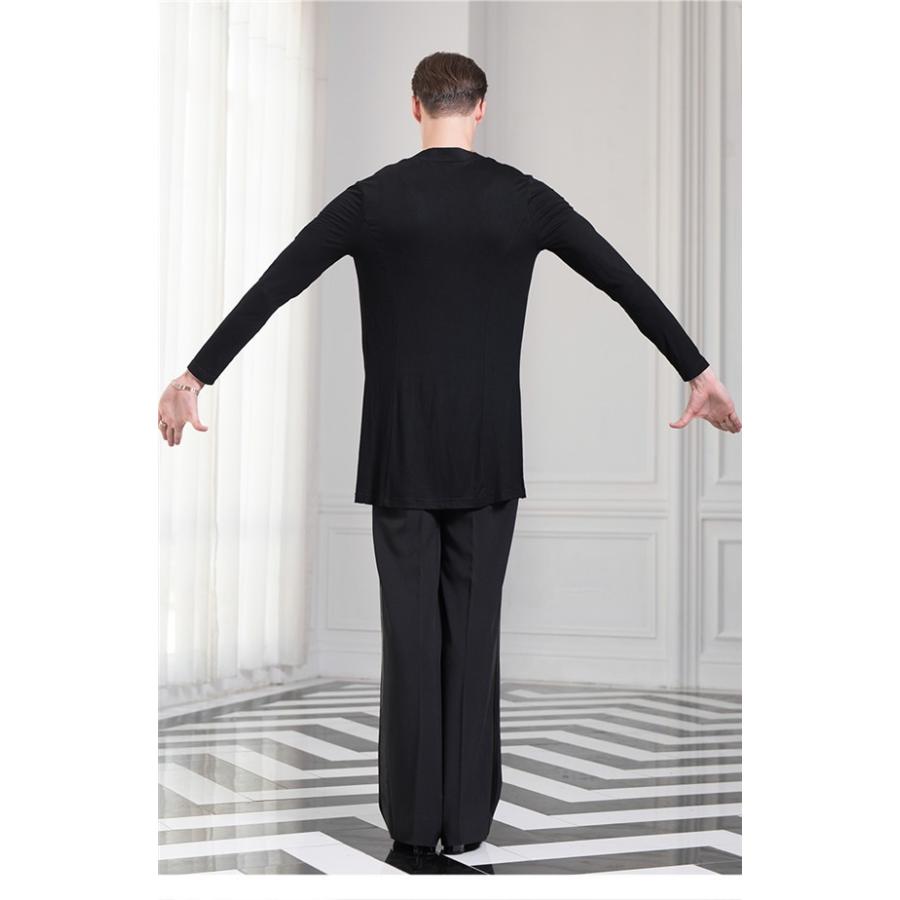 S/M/L/XL 男性用 ダンス衣装 ラテン カーディガン 上着 ダンス