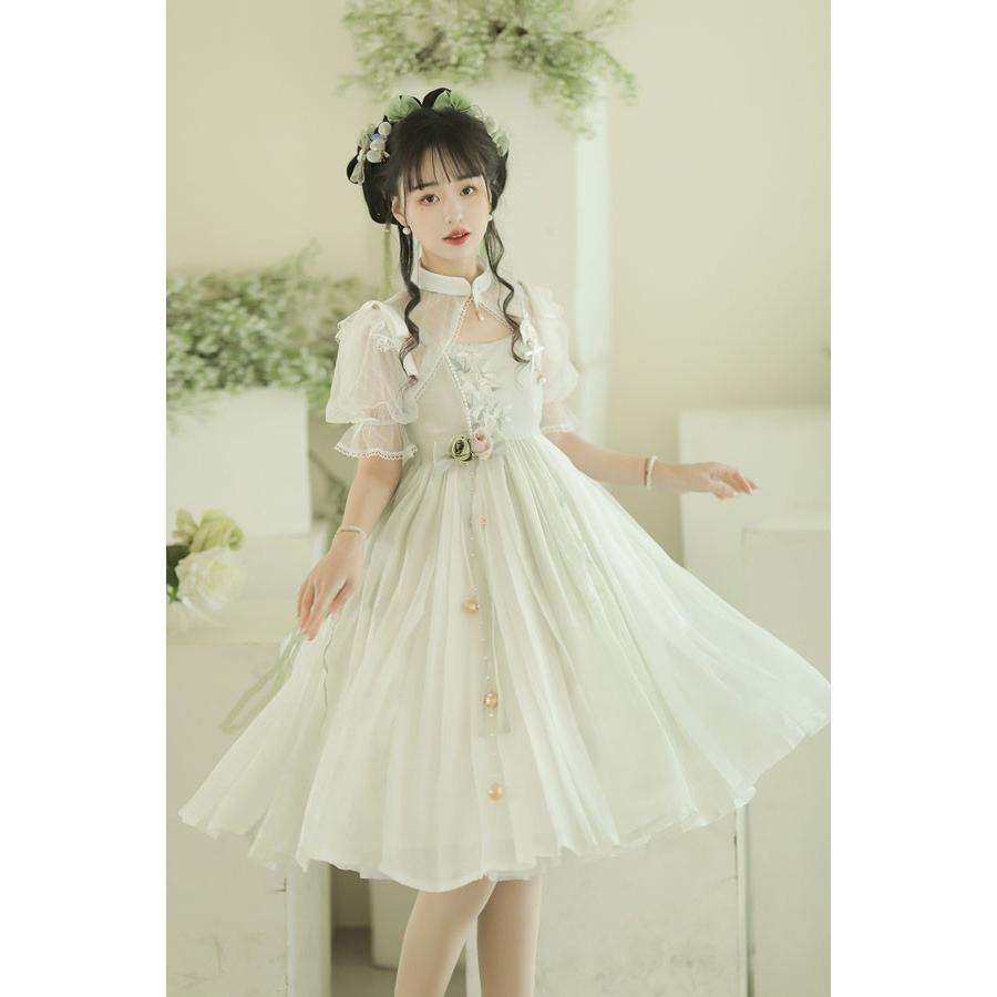 華ロリ クラロリ ロリータ ワンピース 中華ロリィタ パーティー 発表会