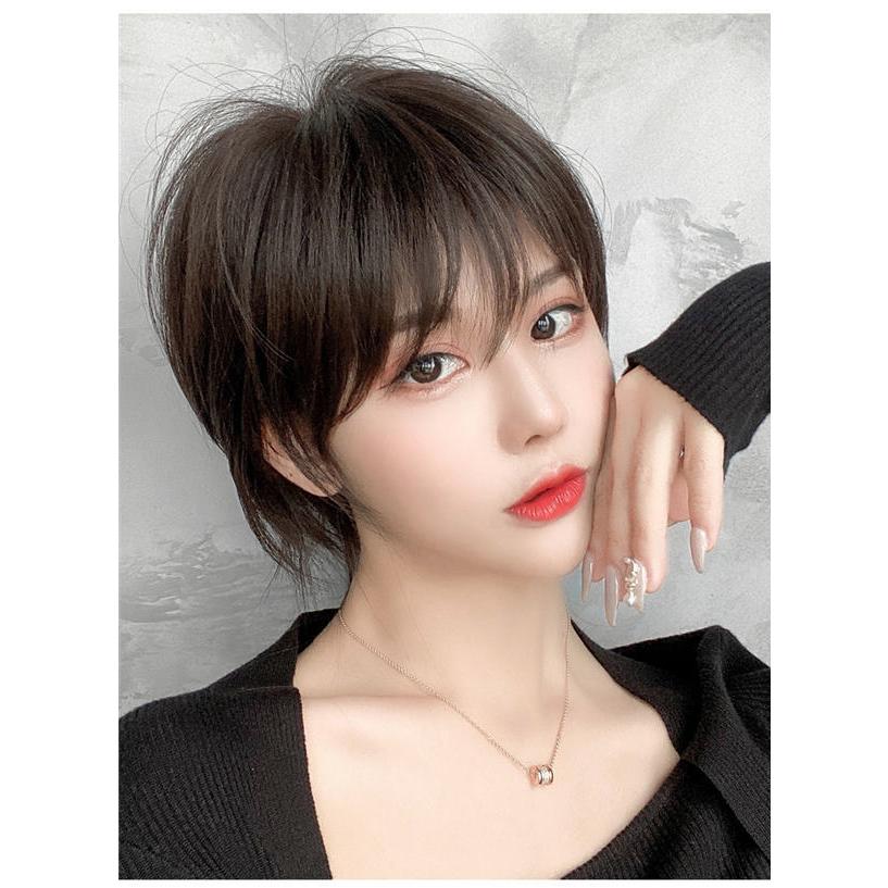 ウィッグ フルウィッグ ショートウィッグ マニッシュラフショート 自然