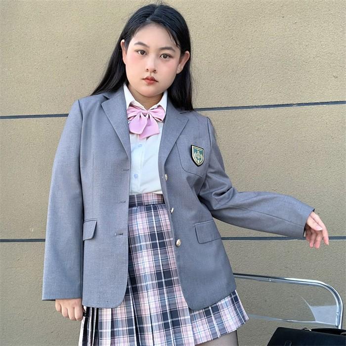 ブレザー単品 2L~6L 大きいサイズ  スクールブレザー 制服 ブレザー 女の子 ジャケット レディース 女子高生 学生服 3つボタン 通学 JK制服 高校生 学生 学校 学園祭 文化祭 仮装 コスプレ 入学スーツ ブレザー単品 2L~6L 大きいサイズ スクールブレザー 制服 ブレザー