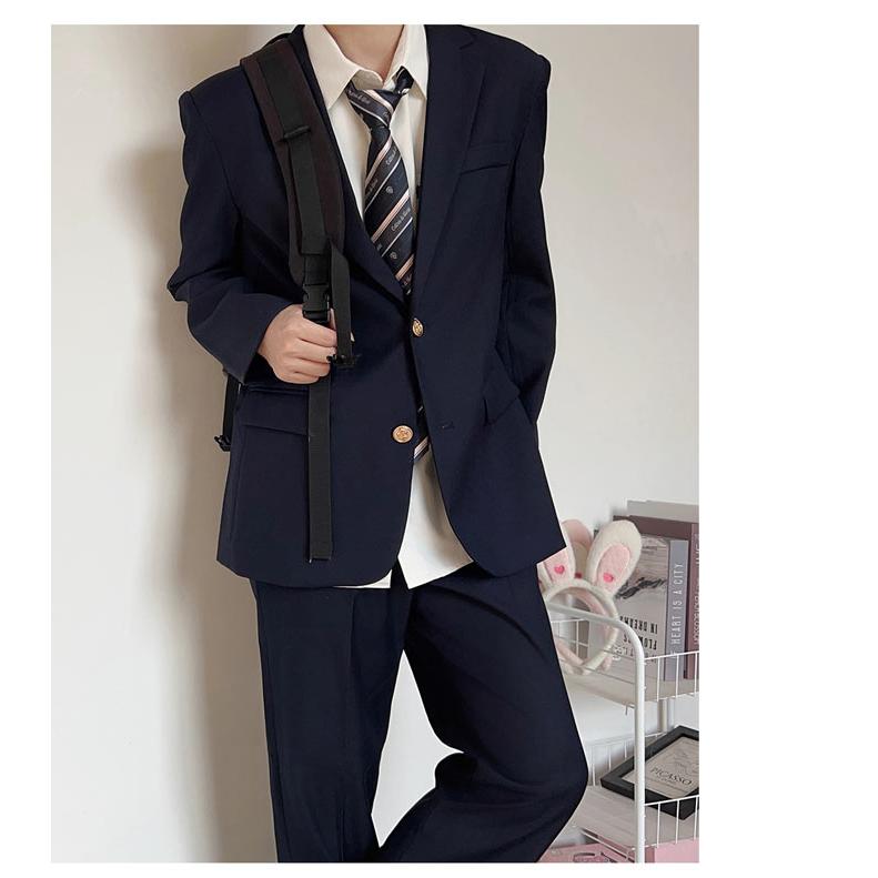 男子高生 男の子スーツ 上下セット 卒業式 入学式 ブレザー スクール