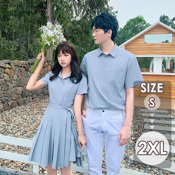 ペアルック Tシャツ カップル ワンピース ミモレ丈 お揃い 半袖 夏 ペア 可愛い おでかけコーデ  韓国風   着痩せ ご夫婦