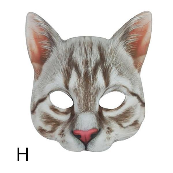 コスプレ 猫顔マスク 猫 ハロウィン 可愛い 仮装 cos コスチューム