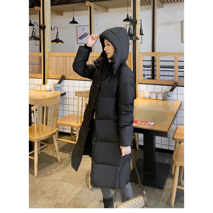 【タグ付き美品】Hella ハイネックダウンコート ダウンコート ミモレ丈 Aライン フレア ハイネック 2色 送料無料