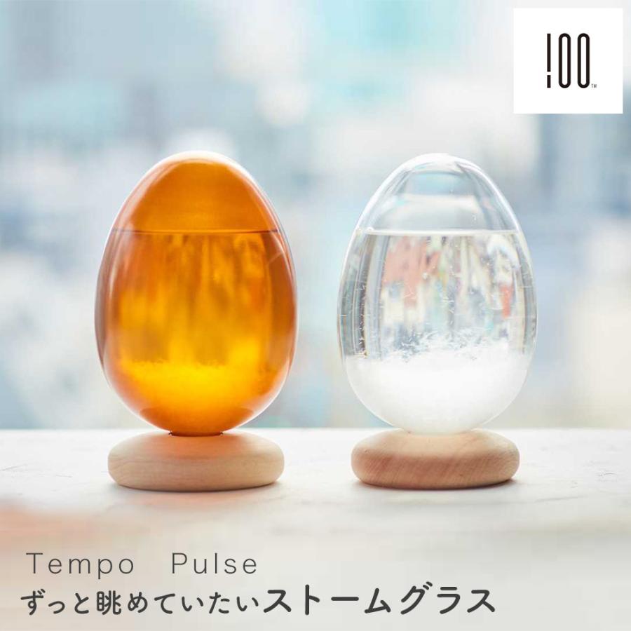 気候計 100percent（ヒャクパーセント） ストームグラス Tempo Pulse テンポ