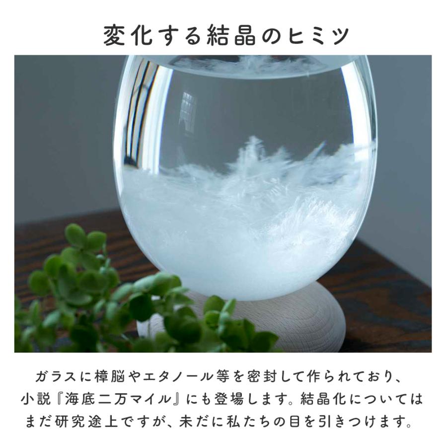 ガラス製 スノードーム ストームグラス2点セット スイス・GLAS&LICHT