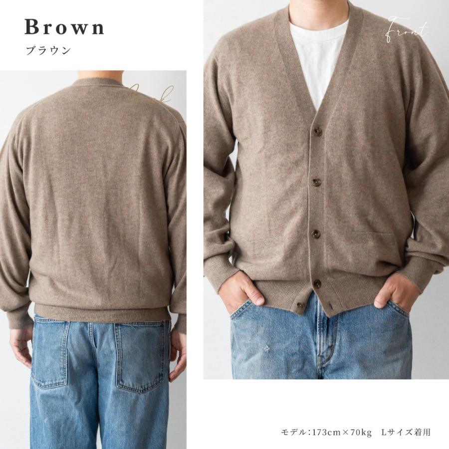 ジョンクーパー 最高級カシミヤ100％ Vネックカーディガン 長袖 イギリス製 ジョンクーパー 最高級カシミヤ100％ Vネックカーディガン 長袖