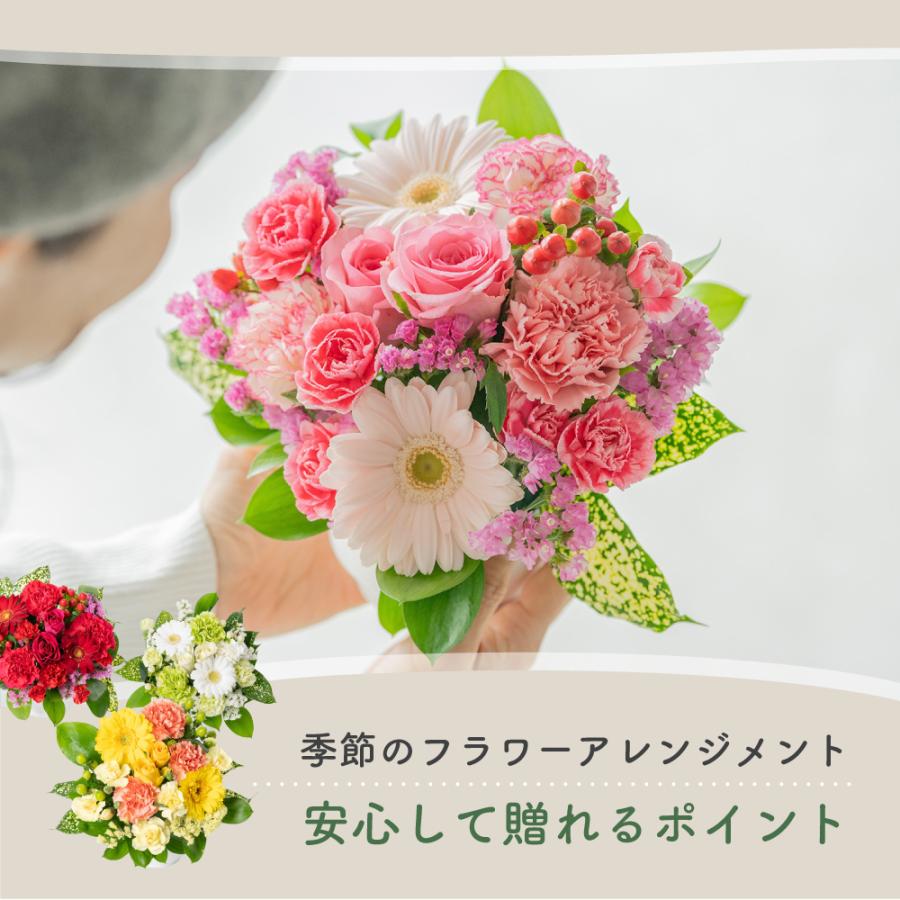 フラワーアレンジ 生花 花束 アレンジメント S バラ カラフルガーデン
