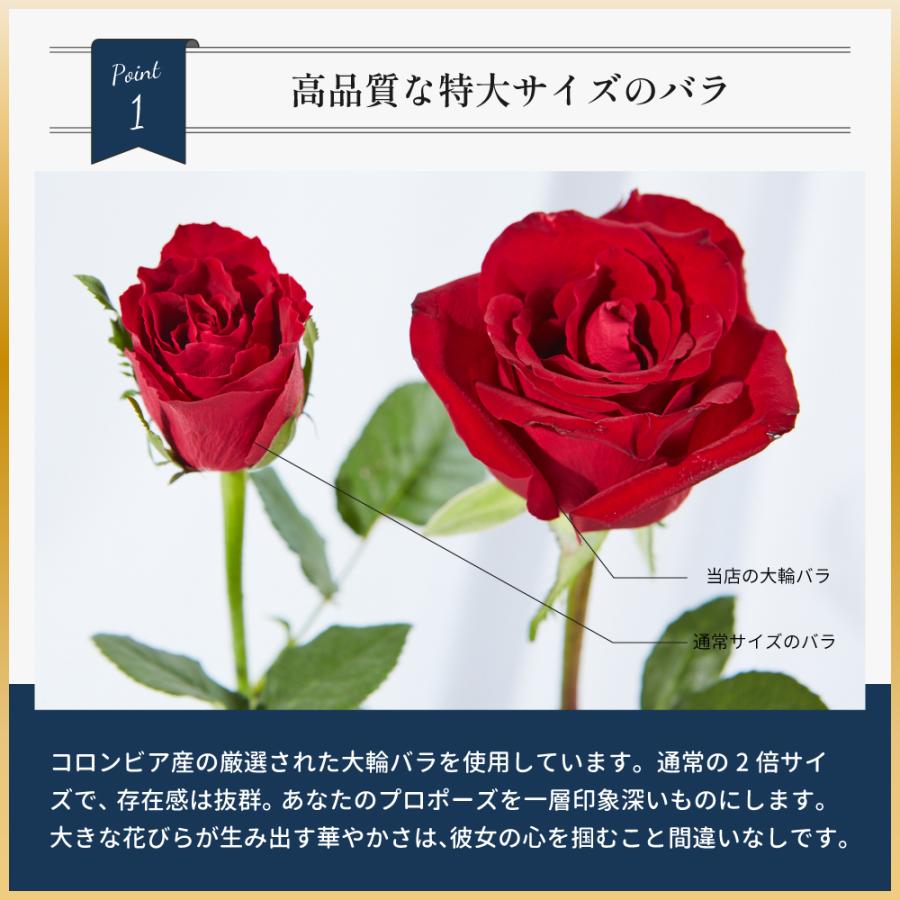 バラの花束 24本 プロポーズ新聞付き 大輪セレブレイトローズ あなたに