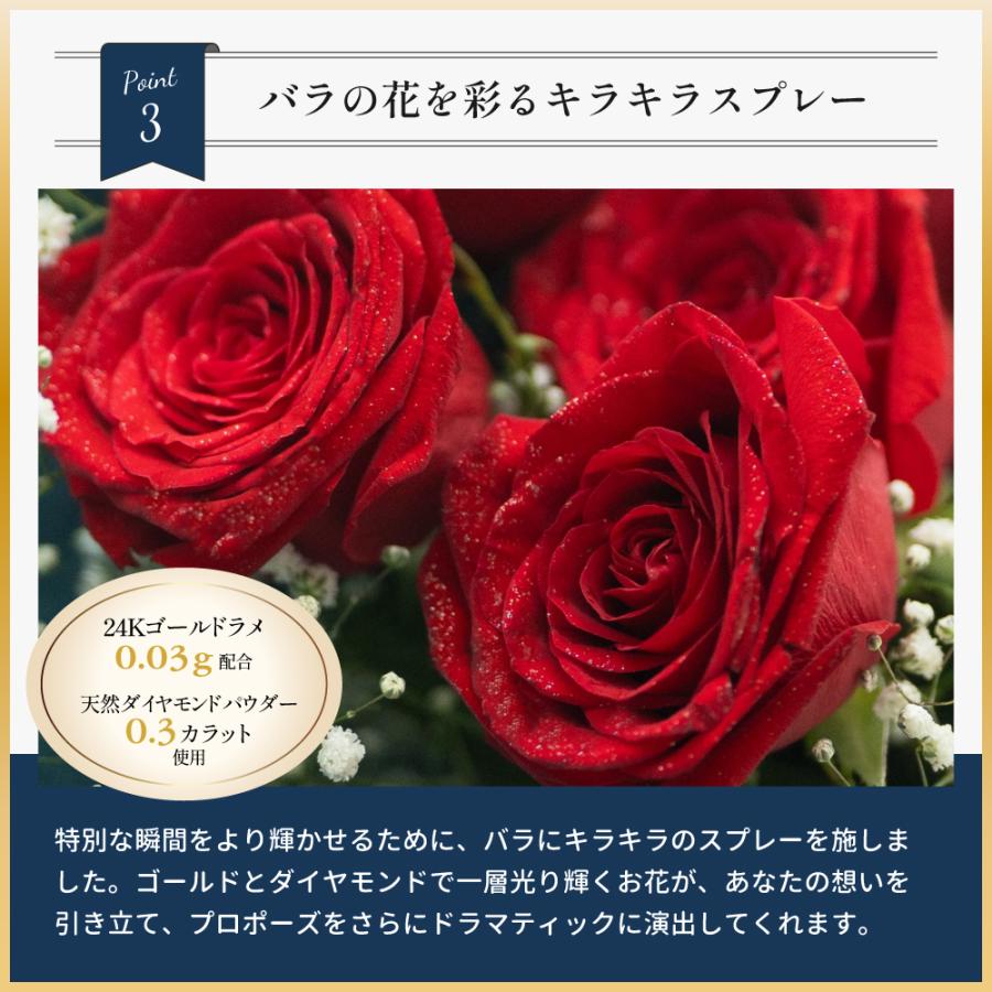 バラの花束 40本 プロポーズ新聞付き 大輪セレブレイトローズ