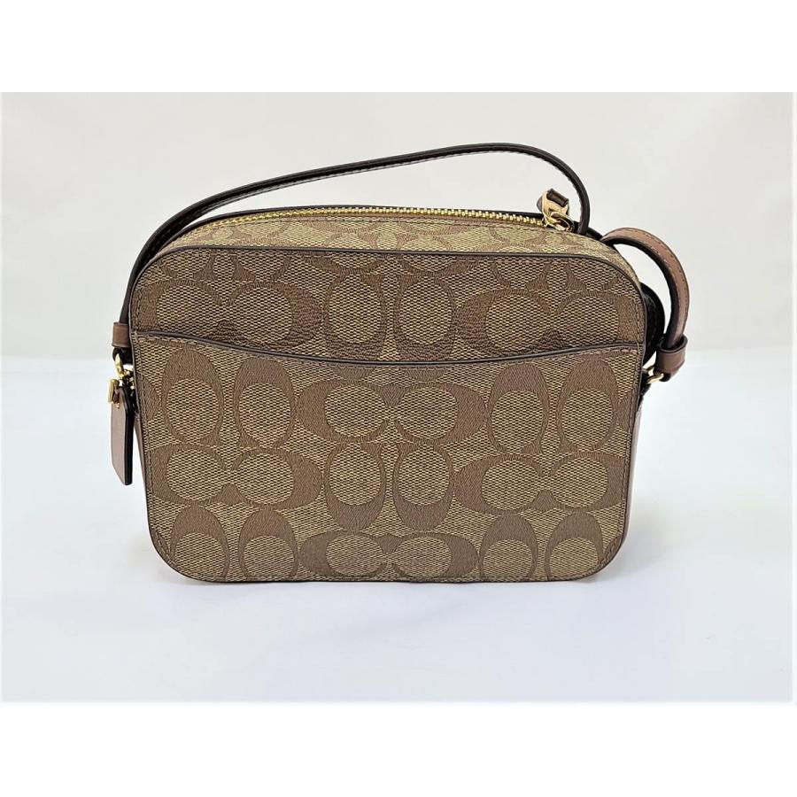 COACH コーチ 91677 ショルダーバッグ シグネチャー カメラバッグ SIGNATURE MINI CAMERA BAG アウトレット