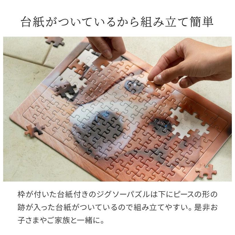 パズル 子供 フレーム 104ピース 写真パズル A4サイズ フレーム付き