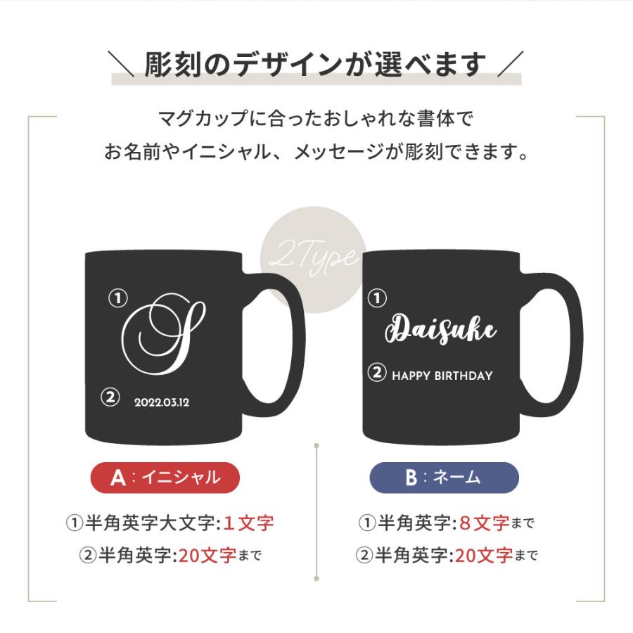 マグカップ おしゃれ 300ml カップ マグ 名入れ 名前入り ストレート 